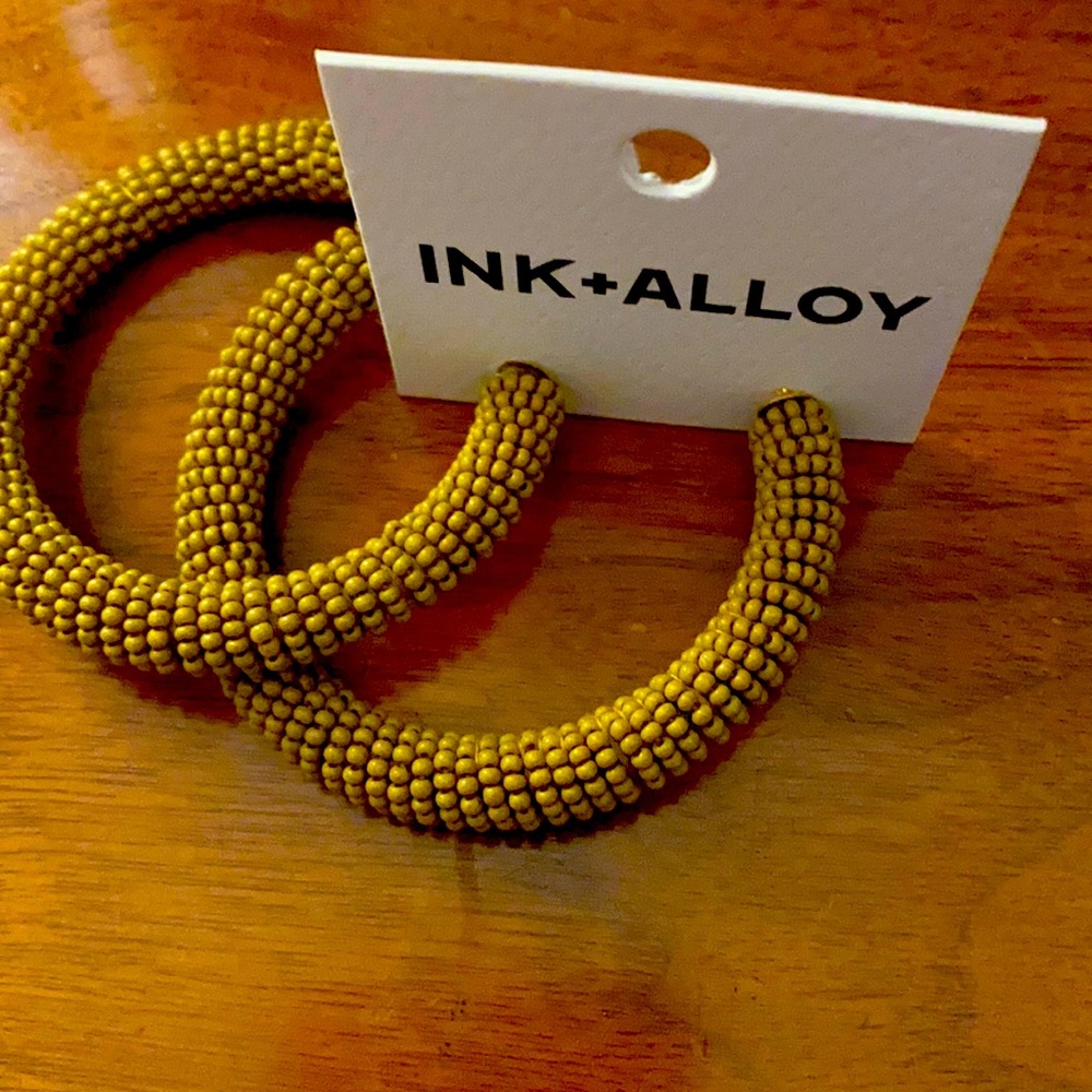 NWOT Ink Alloy Earrings